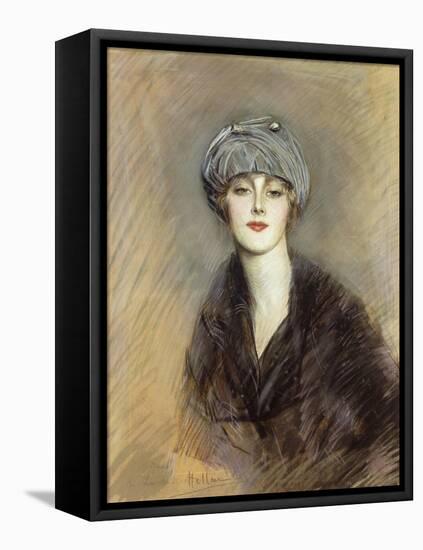 Portrait of Lucette, c.1913-Paul Cesar Helleu-Framed Premier Image Canvas