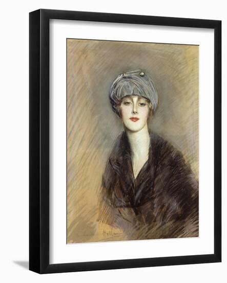 Portrait of Lucette-Paul Cesar Helleu-Framed Giclee Print