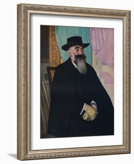 'Portrait of Lucien Pissarro, Esq', 1920-William Strang-Framed Giclee Print