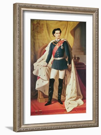 Portrait of Ludwig II-null-Framed Giclee Print