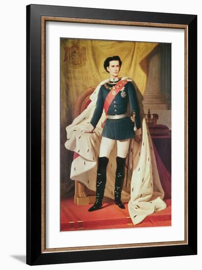 Portrait of Ludwig II-null-Framed Giclee Print