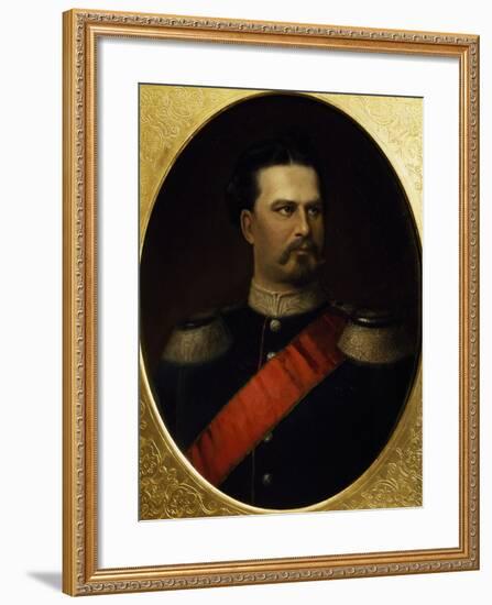 Portrait of Ludwig II-null-Framed Giclee Print