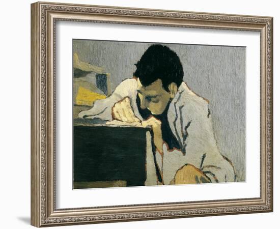 Portrait of Lugné-Poë-Edouard Vuillard-Framed Art Print