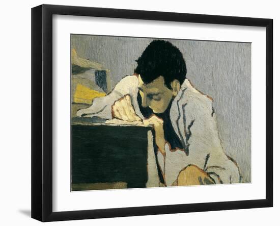 Portrait of Lugné-Poë-Edouard Vuillard-Framed Art Print