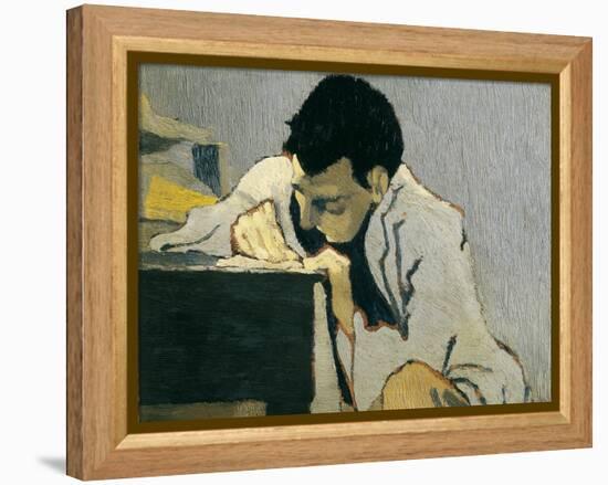 Portrait of Lugné-Poë-Edouard Vuillard-Framed Stretched Canvas