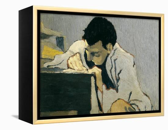 Portrait of Lugné-Poë-Edouard Vuillard-Framed Stretched Canvas