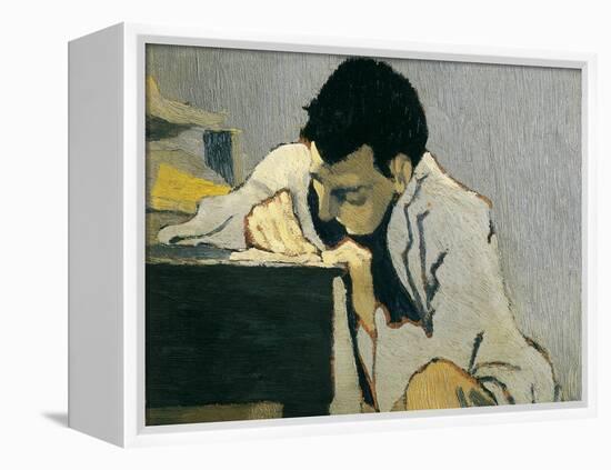 Portrait of Lugné-Poë-Edouard Vuillard-Framed Stretched Canvas