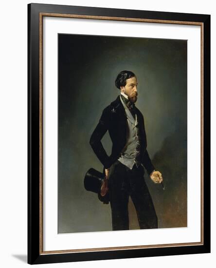 Portrait of Luigi Gaggi, 1850-Pompeo Litta Biumi-Framed Giclee Print