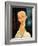 Portrait of Lunia Czechowska, 1918-Amedeo Modigliani-Framed Giclee Print
