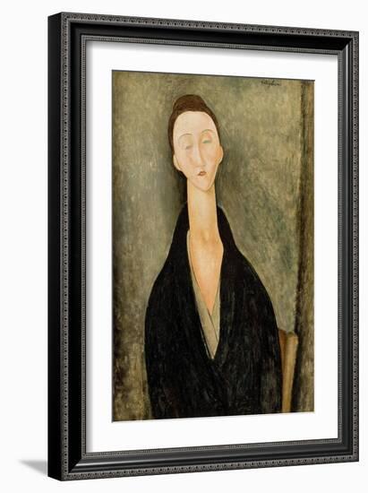 Portrait of Lunia Czechowska-Amedeo Modigliani-Framed Giclee Print