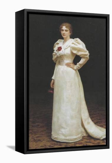 Portrait of Lyudmila Petrovna Steinheil, 1895-Ilya Yefimovich Repin-Framed Premier Image Canvas