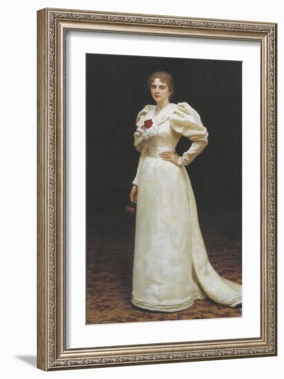 Portrait of Lyudmila Petrovna Steinheil, 1895-Ilya Yefimovich Repin-Framed Giclee Print