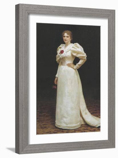 Portrait of Lyudmila Petrovna Steinheil, 1895-Ilya Yefimovich Repin-Framed Giclee Print