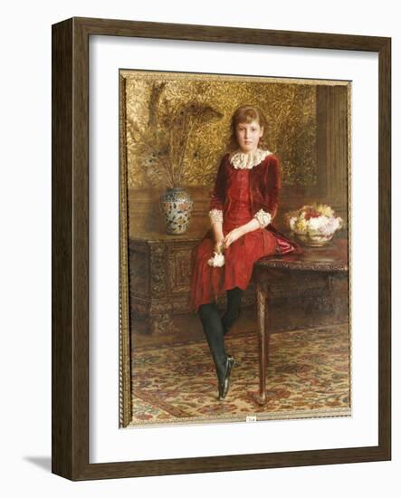 Portrait of Mabel-Edward John Gregory-Framed Giclee Print