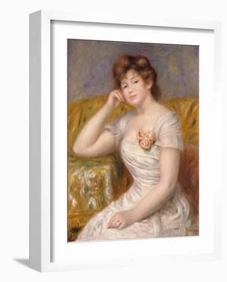 Portrait of Madame Adrien Mithouard, 1892-Pierre-Auguste Renoir-Framed Giclee Print