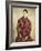 Portrait of Madame Cezanne in a Red Dress-Paul Cézanne-Framed Art Print