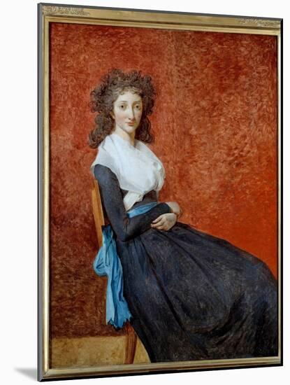 Portrait of Madame Charles Louis Trudaine (1769-1802) Painting by Jacques Louis David (1748-1825) S-Jacques Louis David-Mounted Giclee Print