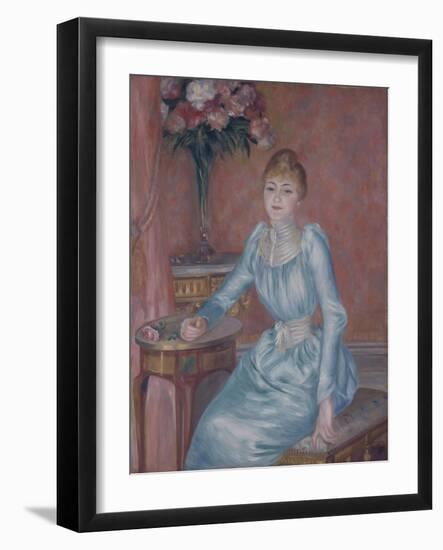 Portrait of Madame De Bonnières (Henriette Arnaud-Gentil, Gräfin De Bonnière)-Pierre-Auguste Renoir-Framed Giclee Print