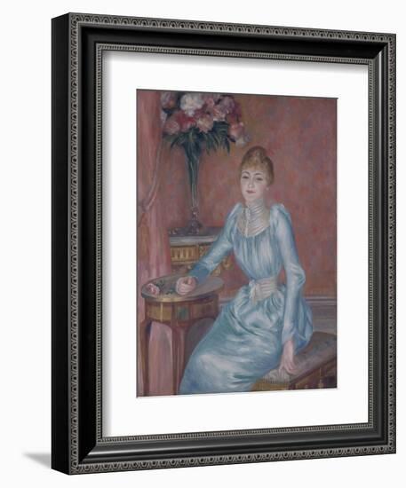 Portrait of Madame De Bonnières (Henriette Arnaud-Gentil, Gräfin De Bonnière)-Pierre-Auguste Renoir-Framed Giclee Print