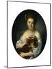 Portrait of Madame De Porcin-Jean Baptiste Greuze-Mounted Giclee Print