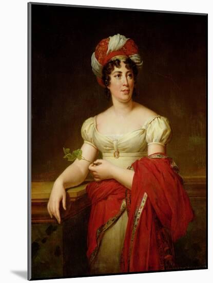 Portrait of Madame De Stael (1766-1817)-Anne-Louis Girodet de Roussy-Trioson-Mounted Giclee Print