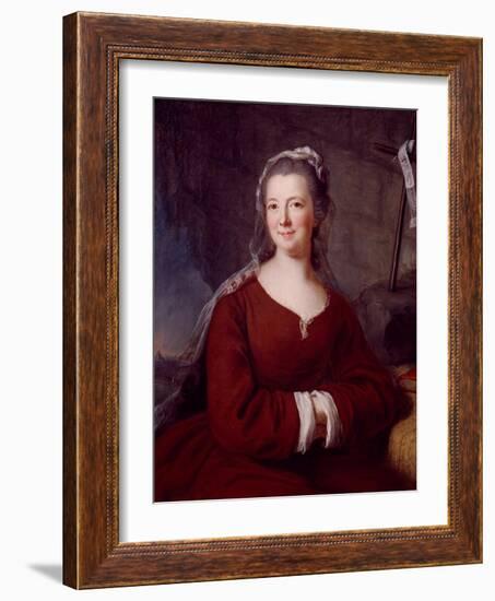 Portrait of Madame De Tencin-Antoine Coypel-Framed Giclee Print