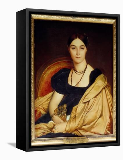 Portrait of Madame De Vaucay (Or Devaucay) Nee of Nittis, 1807. Painting by Jean Dominique Ingres (-Jean Auguste Dominique Ingres-Framed Premier Image Canvas