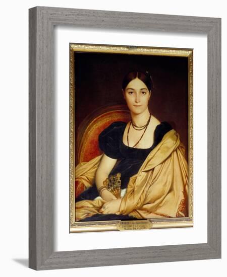 Portrait of Madame De Vaucay (Or Devaucay) Nee of Nittis, 1807. Painting by Jean Dominique Ingres (-Jean Auguste Dominique Ingres-Framed Giclee Print