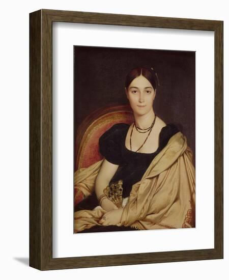 Portrait of Madame Duvaucey, 1807-Jean-Auguste-Dominique Ingres-Framed Giclee Print