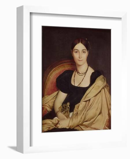 Portrait of Madame Duvaucey, 1807-Jean-Auguste-Dominique Ingres-Framed Giclee Print