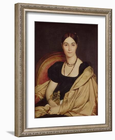 Portrait of Madame Duvaucey, 1807-Jean-Auguste-Dominique Ingres-Framed Giclee Print