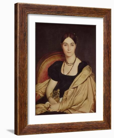 Portrait of Madame Duvaucey, 1807-Jean-Auguste-Dominique Ingres-Framed Giclee Print