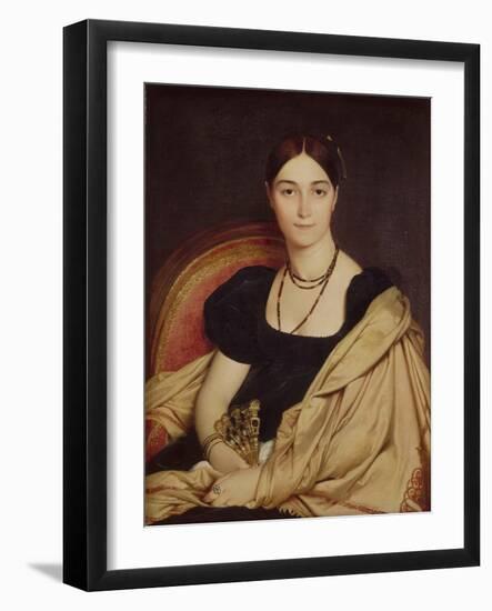 Portrait of Madame Duvaucey, 1807-Jean-Auguste-Dominique Ingres-Framed Giclee Print