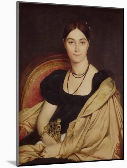 Portrait of Madame Duvaucey, 1807-Jean-Auguste-Dominique Ingres-Mounted Giclee Print