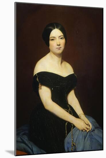 Portrait of Madame Edmond Caillard, 1842-Ary Scheffer-Mounted Giclee Print