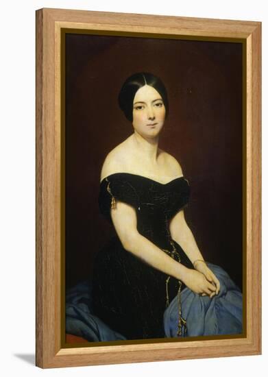 Portrait of Madame Edmond Caillard, 1842-Ary Scheffer-Framed Premier Image Canvas