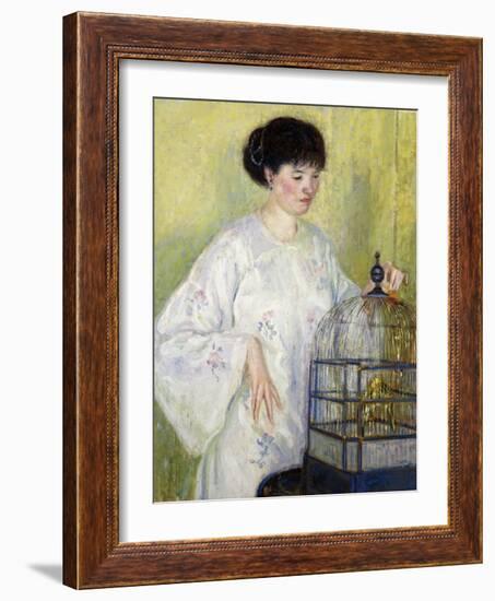 Portrait of Madame Frieseke, C.1912-1913-Frederick Carl Frieseke-Framed Giclee Print