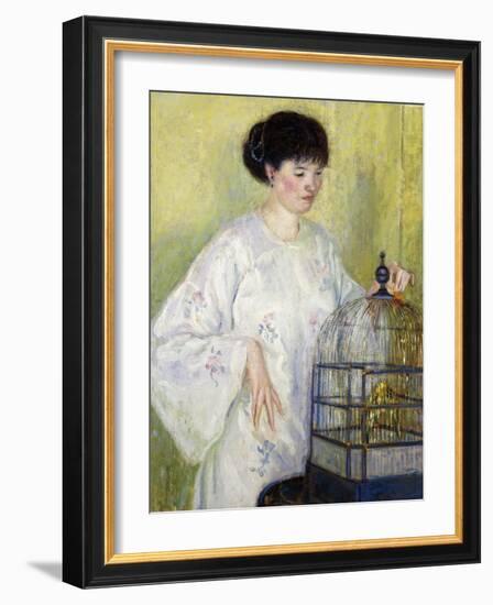 Portrait of Madame Frieseke, C.1912-1913-Frederick Carl Frieseke-Framed Giclee Print