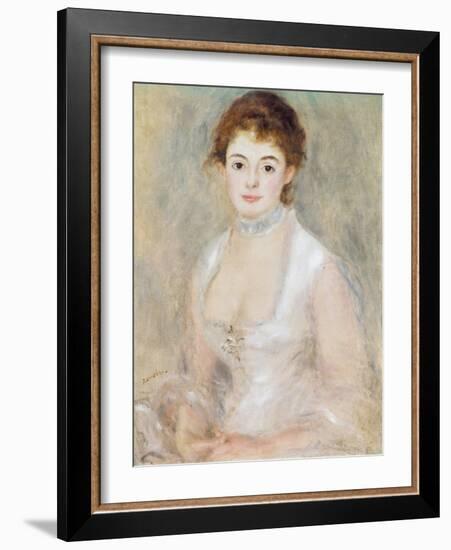 Portrait of Madame Heriot-Pierre-Auguste Renoir-Framed Giclee Print