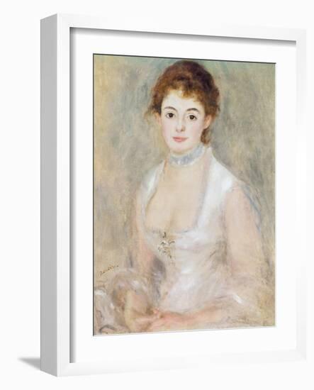 Portrait of Madame Heriot-Pierre-Auguste Renoir-Framed Giclee Print