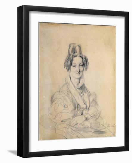 Portrait of Madame Hittorff, 1829-Jean-Auguste-Dominique Ingres-Framed Giclee Print