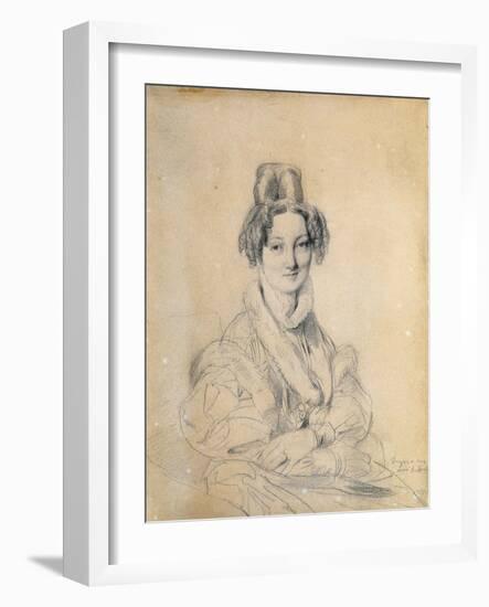 Portrait of Madame Hittorff, 1829-Jean-Auguste-Dominique Ingres-Framed Giclee Print