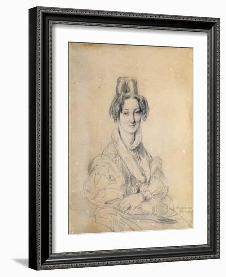 Portrait of Madame Hittorff, 1829-Jean-Auguste-Dominique Ingres-Framed Giclee Print