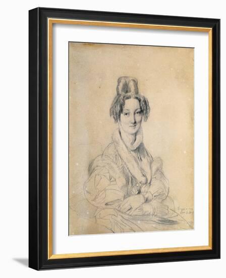 Portrait of Madame Hittorff, 1829-Jean-Auguste-Dominique Ingres-Framed Giclee Print