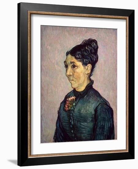 Portrait of Madame Jeanne Lafuye Trabuc, 1889-Vincent van Gogh-Framed Giclee Print