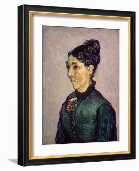 Portrait of Madame Jeanne Lafuye Trabuc, 1889-Vincent van Gogh-Framed Giclee Print