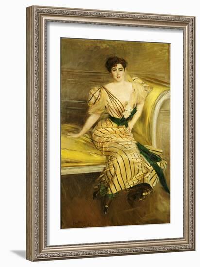 Portrait of Madame Josephina Alvear De Errazuriz, 1892-Giovanni Boldini-Framed Giclee Print