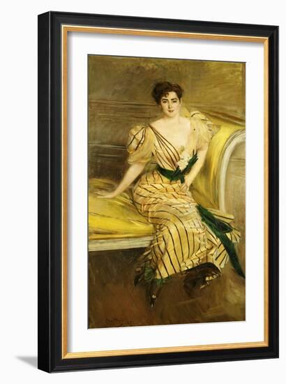 Portrait of Madame Josephina Alvear De Errazuriz, 1892-Giovanni Boldini-Framed Giclee Print