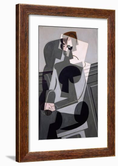 Portrait of Madame Josette Gris-Juan Gris-Framed Premium Giclee Print