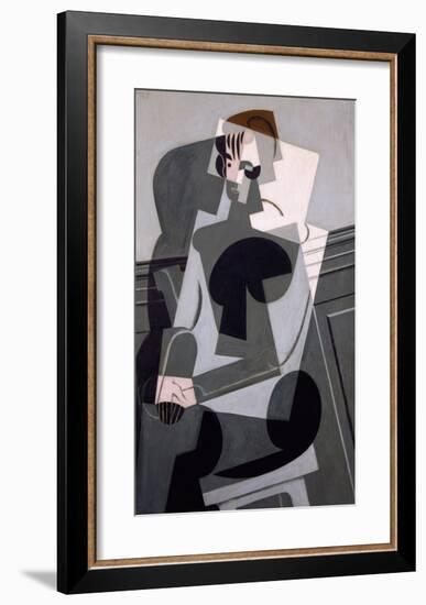 Portrait of Madame Josette Gris-Juan Gris-Framed Premium Giclee Print